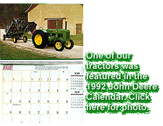 Antique Tractor John Deere D calendar